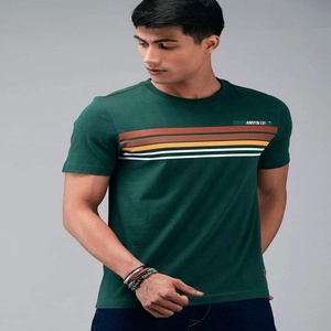 Camiseta Unisex de Cuello Redondo, Secado Rápido, Lisa, Suave, Estilo Hip Hop, para Hombre, Precio Económico al por Mayor, Varios Colores, Tejido de Spandex/Poliéster - Product Image 6