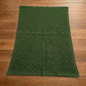 Forest Aura Waffle Weave 100% Cotton Bath Towel Soft Lightweight Quick Dry Luxury - Product Image 6