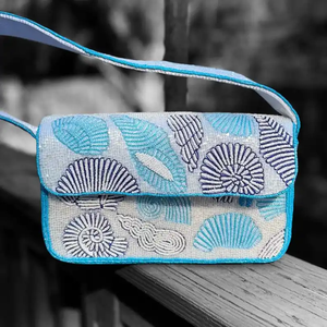 Sac à bandoulière brodé de perles, style bohème, à sangle unique, motif géométrique, sac à main pour femme, utilisation toutes saisons - Product Image 5