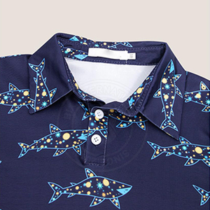 เสื้อโปโลกอล์ฟสำหรับเด็ก แฟชั่นทันสมัย เนื้อผ้านุ่ม ระบายอากาศได้ดี แห้งเร็ว สวมใส่สบาย เหมาะสำหรับทุกวัน - Product Image 2