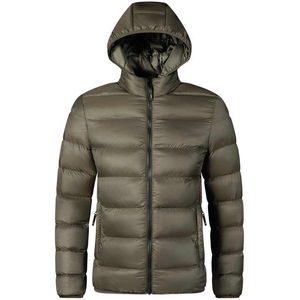 Veste matelassée classique, veste matelassée durable, fermeture éclair de couleur douce, pour un usage quotidien et les activités de plein air, col montant - Product Image 4