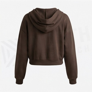 Sudaderas con Capucha para Mujer, Estampadas de Otoño, Antiencogimiento, Mangas Cortas con Hombros Caídos, Cuello en V, Logotipo Personalizado, Ropa con Color Personalizado - Product Image 2