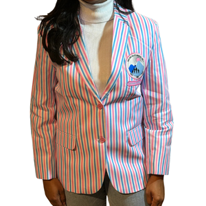 Chaqueta Blazer a Rayas, Corte Entallado, Estilo Casual de Negocios, Ropa de Oficina, Manga Larga, Prenda Exterior de Moda, Ropa Profesional - Product Image 5