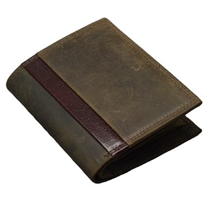 Portefeuille vintage en cuir véritable pour homme, fait main, style court, usage quotidien - Product Image 1