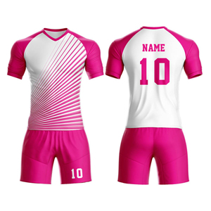 Durable Match Soccer Uniform Custom Team Logo Football Jersey And Shorts Quick Dry Sportswear For Clubs - Product Image 3