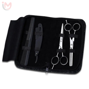 Kit de Coiffure Professionnel de Haute Qualité pour Barbiers – Ciseaux de Démêlage, Ciseaux de Coiffure en Acier Inoxydable, Kit de Rasoirs – Services OEM - Product Image 2