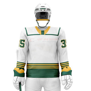 Uniforme de hockey sur glace personnalisé de haute qualité avec numéro d'équipe, nouveau design respirant 100% polyester, prix abordable, sublimation - Product Image 4