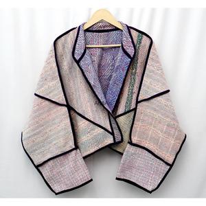 New Arrival Premium Women's <b>Jacket</b> Mandarin Collar Full Sleeve Multicolor Autumn Wear Hand <b>Quilted</b> Detail Non Woven <b>Jackets</b> - Product Image 3