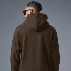 Nouveauté 2026 : Sweats à capuche en gros pour hommes, personnalisables, haute qualité, 100% coton, techniques de broderie, teinture unie - Product Image 2