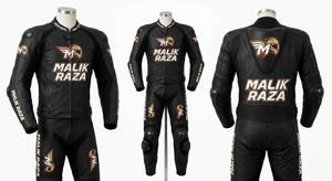 Conjunto de Chaqueta y Pantalón de Cuero para Motocicleta |   Tallas Grandes y Hechas a Medida con Ajuste Preciso |   Equipo de Carreras Hecho a Mano de 2 Piezas |   MALIK RAZA - Product Image 4