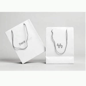 Luxury Paper Shopping Bags for Apparel & Footwear Reusable, Recyclable & Branded - Product Image 5