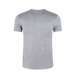 Camiseta deportiva de spandex para hombre, manga corta, ajustada, compresión, elástica, para entrenamiento, fitness, running. - Product Image 2