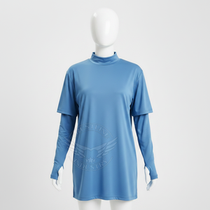 Modest <b>Islamic</b> Muslim Women's Swimwear Quick Dry UPF50+ 100% Polyester Long Sleeve Fitness & Yoga Wear Custom Brand Custom Logo - Product Image 1