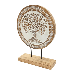 Escultura de Madera Tallada a Mano, Decoración de Mesa, Estatua Decorativa para Sala de Estar, Dormitorio, Oficina, Escritorio, Estante - Product Image 4