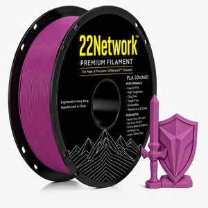 Filament PLA Orchid 22Network 1,75 mm Bobine de 1 kg Filament d'imprimante 3D industriel Haute vitesse 300 mm/s OEM ODM Direct usine - Product Image 1