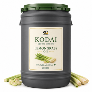 Huile Essentielle de Citronnelle du Tamil Nadu 100% Pure et Naturelle de Qualité Supérieure, Distillée à la Vapeur, pour Aromathérapie et Soin du Visage, par Kodai Global Export - Product Image 1
