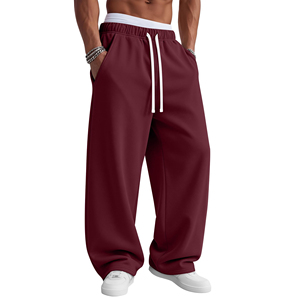 Pantalon de survêtement décontracté pour homme, léger, doux, extensible, en molleton de coton, respirant, idéal pour les activités de plein air et le quotidien. - Product Image 6