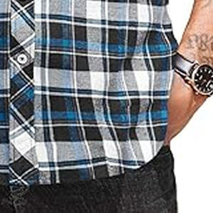 Chemise en flanelle pour homme de style luxueux, très vendue, anti-rides, haute qualité, prix raisonnable, manches longues - Product Image 3