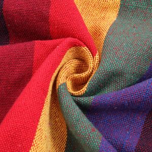 Sedia Sospesa in Tela di Cotone con Cuscini Arcobaleno - Product Image 3