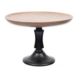 Support de présentation rond en bois pour desserts, parfait pour servir gâteaux, cupcakes, pâtisseries et sucreries - Product Image 4