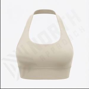 Veste d'entraînement légère demi-fermeture éclair athlétique pour femmes pour l'automne avec des trous pour les pouces Logo avant pour le soutien-gorge de Sport Yoga Fitness - Product Image 2