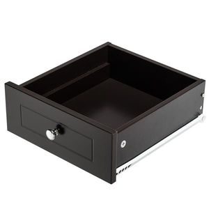Comodino Singolo Marrone Verniciato con Luce LED, Montato, per Camera da Letto o Uso Domestico/Appartamento - Product Image 3