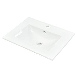 Lavabo Moderno para Baño de 24 Pulgadas, Diseño Elegante y Contemporáneo - Product Image 3