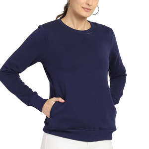 Sweat-shirts pour femmes sur mesure OEM, sweat-shirts respirants de haute qualité, sweat-shirt à col rond pour femmes - Product Image 6