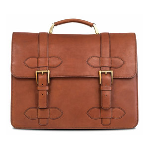 Sac à bandoulière pour ordinateur portable unisexe de 17 pouces, léger, grande capacité, avec logo imprimé personnalisé, en cuir protecteur avec sangle, bagage d'affaires - Product Image 2