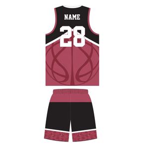 Uniforme de basket-ball de sublimation bon marché de nouveau style fait sur commande caractéristique respirable de grande taille - Product Image 2