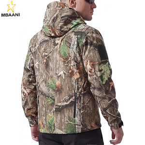Veste de chasse imperméable à capuche en softshell pour homme - Product Image 2