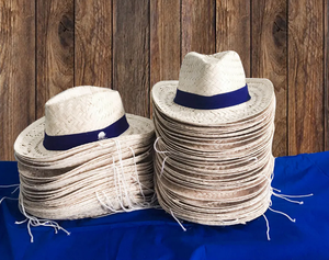 Sombrero de paja de algas marinas tejido a mano de primera calidad, sombrero de Sol de ala ancha, sombrero de playa ecológico de Vietnam para el verano - Product Image 1