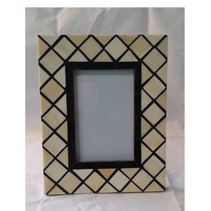 Wholesale Luxury Bone Inlay & Resin Photo <b>Frame</b> with Indian Floral Artwork for Home Decoration and Gifts - Product Image 2