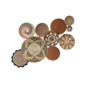 Natural Seagrass Rattan Placemat Eco Friendly Handwoven Round For Restaurant Home Decor Vietchoice - Product Image 4