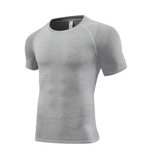 Camiseta de Compresión Deportiva para Hombre, Ropa de Gimnasio, 100% Algodón, Corte Ajustado, Estampada - Product Image 2