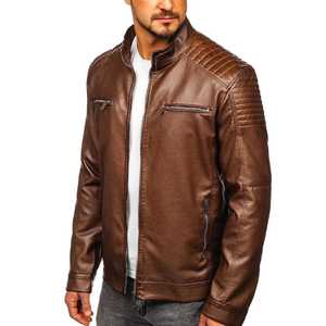 Servicio OEM, Chaquetas de Cuero para Hombre, Invierno, Resistentes al Viento, Último Diseño, Chaquetas de Cuero para Hombre, Invierno, Bajo MOQ - Product Image 5