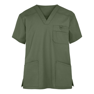 Hauts de Blouses Médicales à Manches Courtes avec Poches – Tissu Léger et Respirant pour Hôpitaux - Product Image 6