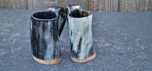 Taza de Beber Hecha a Mano en India, 100% Auténtica, de Cuerno de Búfalo Pulido, Inspirada en el Amor Vikingo, Elegante y Ecológica - Product Image 5