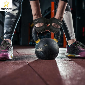 Guantes Cortos para Entrenamiento con Almohadillas de Agarre y Protección Completa de la Palma, Agarre Extra para Hombres y Mujeres, Levantamiento de Pesas, Gimnasio, Entrenamiento - Product Image 4