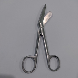 Ciseaux à pansements professionnels MEDIHEAL SURGICAL CORPORATION Classe I, finition Dall, instrument chirurgical en acier métallique - Product Image 5