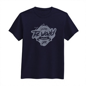 Camiseta de Manga Corta para Hombre, Color Marrón, con Estampado de Panda de Dibujos Animados, Cuello Redondo, Estilo Casual, Oversize, Tejido de Algodón Ecológico de 180g - Product Image 1