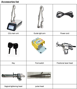 Freeshipping fractional CO2 Thiết bị laser trẻ hóa da Stretch Mark loại bỏ sẹo chống lão hóa âm đạo thắt chặt nhà máy - Product Image 3