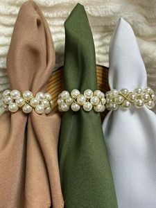 <b>Bamboo</b> Napkin Rings Circle Shape 4.5cm Width Bohemian Eco-Friendly <b>Table</b> Decoration Accessory - Product Image 6