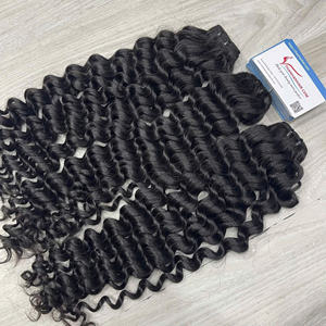 Vente flash!! 100% vietnamien cheveux humains Machine trame extensions de cheveux humains cheveux bruts cuticule alignée - Product Image 6