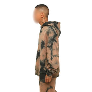Sweat-shirt à capuche zippé pour homme 100% coton molletonné gris uni, coupe droite, décontracté, avec poches, anti-boulochage, idéal pour l'automne, conception ODM - Product Image 3