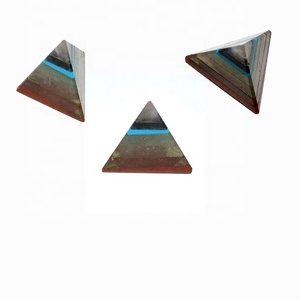 หินบำบัดอินเดียถูกผูกมัดจักระทรงกลมหินกึ่งมีค่าสำหรับงานหัตถกรรมของขวัญสำหรับธุรกิจ - Product Image 5