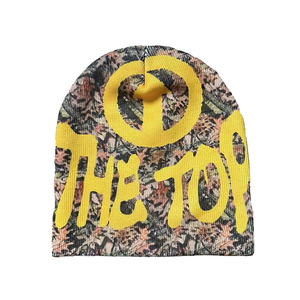 Wholesale Custom Logo Embroidery Custom Sublimation All Over Printed Unisex Knit <b>Winter</b> Cuffless Beanie <b>Hat</b> LOW MOQ - Product Image 6