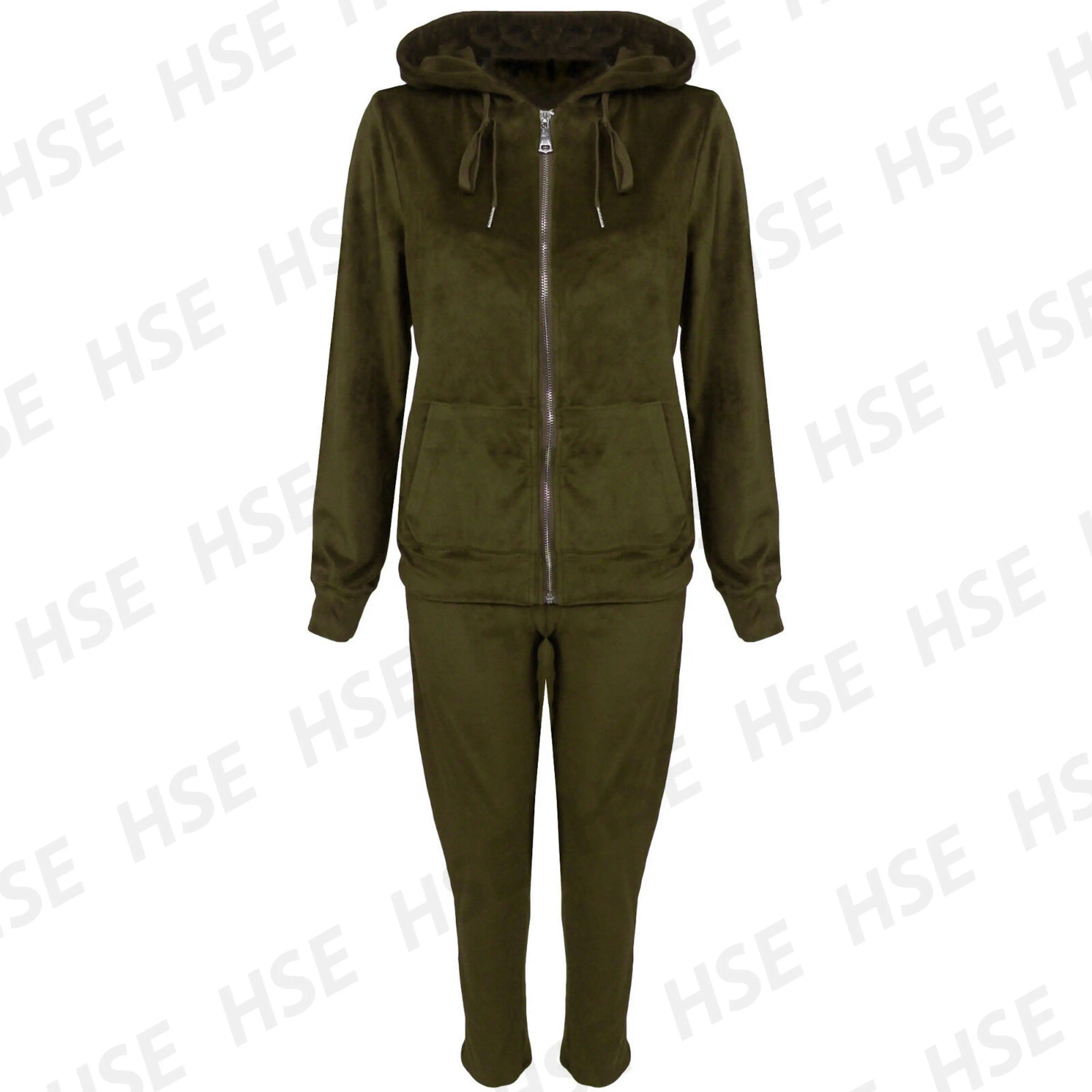 High Quality Training Ladies Crop Tracksuit / Plain Tracksuit / Men Jogging Suit women fall tracksuit