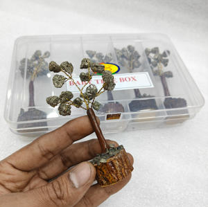 Cristal de Jaspe Rojo Natural de la Mejor Calidad al por Mayor, Cristal de Árbol de Bebé en Bruto, Caja de Regalo de Árbol de Bebé, Aspecto Hermoso - Product Image 3