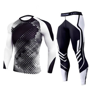 <b>Compression</b> <b>Underwear</b> Gym Sportswear Unisex Tights Training Workout Jogging Sports Set Running Rash Guard Tracksuit Seamless - Product Image 4